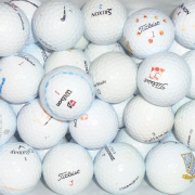 Branded Mix of White Lake Golf Balls - B-Grade - 50 Balls