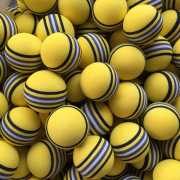 CG Yellow Foam Practice Balls x 10 Balls