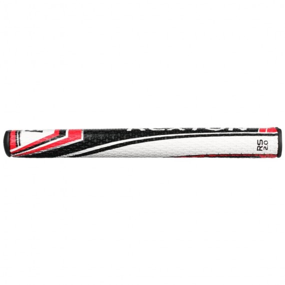 Rexton RS 2.0 PU Straight Putter Grip - Black/Red with 2 Grip Tape Strips