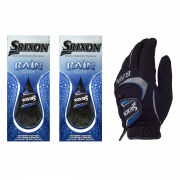 Two Pairs of Srixon Staff Rain Gloves - Black